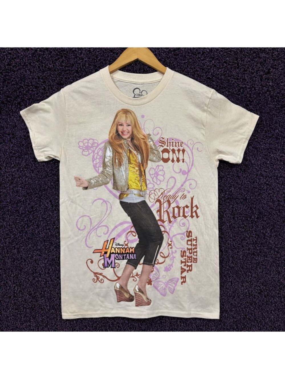 Hannah Montana True Super Star T-Shirt Size Small